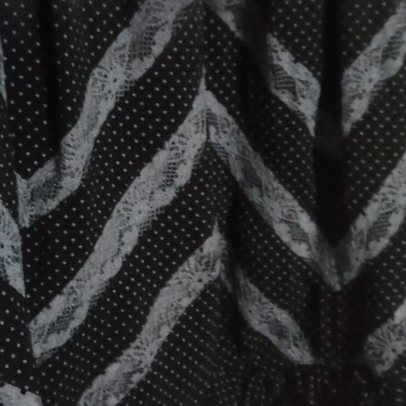 Intimately Free People mini dress Brown/Black Slip Dress - Voile Trapeze - Picture 8 of 16